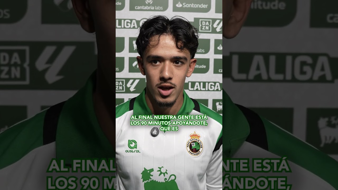 🗣️ Declaraciones de Iker Luque tras la importante victoria conseguida hoy #RacingEspanyol